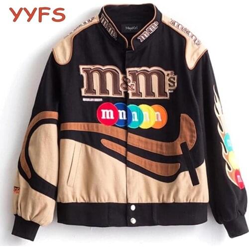 Winter Down Padded Jacket Women/men Cartoon Bear Print Oversized Streetwear Parka Couple Harajuku Thick Warm Bubble Coat