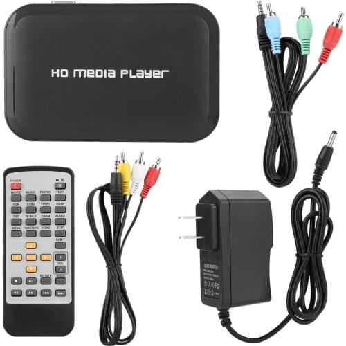 Mini Full HD Media Multimedia Player Autoplay 1080P USB External HDD Media Player For SD U Disk HD VGA AV Output FOR MKV RMVB