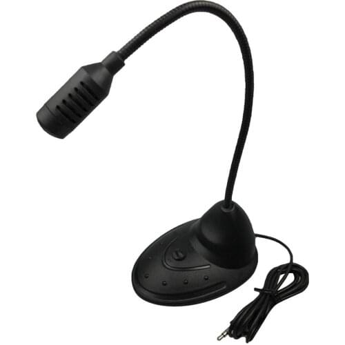 Flexible Mini Chatting Meeting Singing Recording Microphone 3.5mm Wired Mic net class for computer