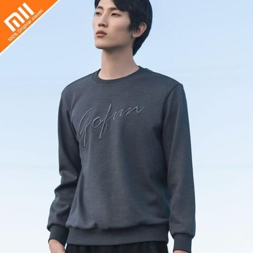 Original youpin mijia 90 Fun embroidery knit round neck fleece sweater couple models round neck loose men and women sweater HOT