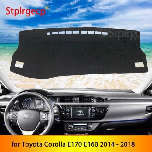 For Toyota Corolla E170 E160 2014 2015 2016 2017 2018 Anti-Slip Mat Dashboard Cover Pad Sunshade Dashmat Car Accessories