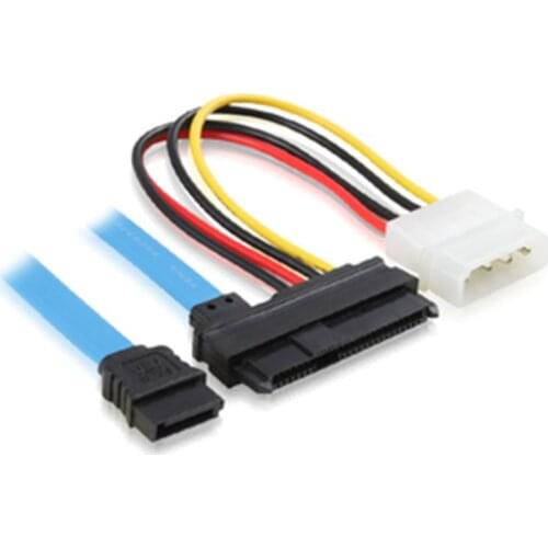 SAS Serial Attached SCSI SFF-8482 to SATA 7 Pin SATA Serial ATA to SAS 29 Pin and 4 Pin Power Adapter Connector Cabl