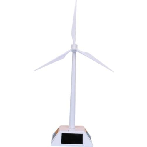 Plastic Windmill Model Building Kit Toy Kids DIY Solar Powered Pinwheel Toy for Children Boys Gift Early Educational Toy