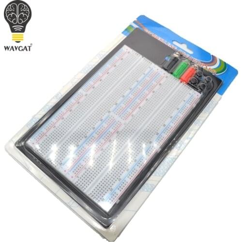 WAVGAT SYB-1660 Solderless Breadboard Protoboard 4 Bus Test Circuit Board Tie-point 1660 ZY-204
