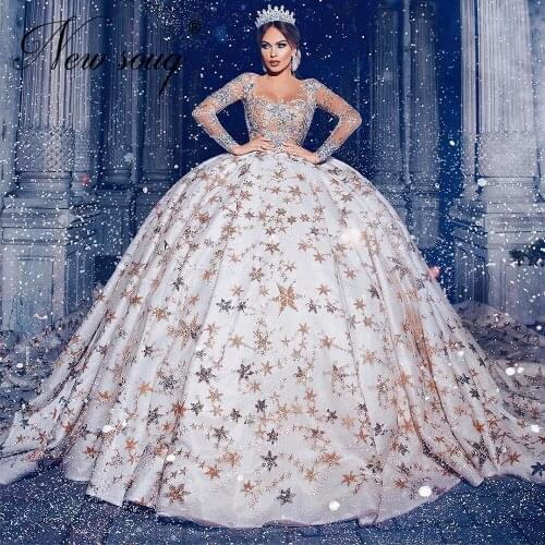 Gorerous Pink Glitter Beads Evening Dress Chapel Train Robe De Soiree 2020 Long Pageant Prom Dresses Party Arabic Dubai Gowns