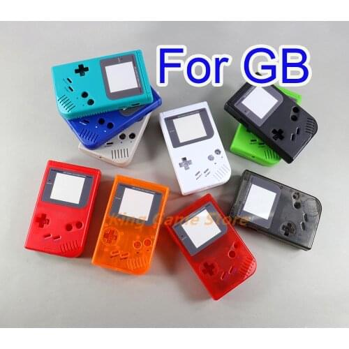 1set/lot Full Housing Shell Cover Case Replacement for Gameboy Classic GB GBO Console w/ Rubber Pads Button