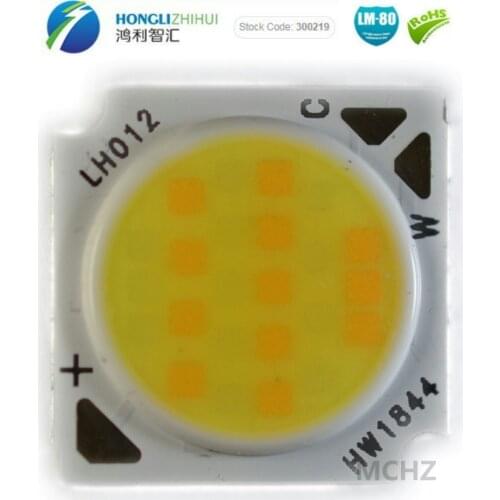 1pcs CSP Two color COB 26W 38V 350 MA RA CRI 80 3W 5W 7W 10W LED Source Chip High Power LED COB Side 11mm Light Bulb Light Lamp