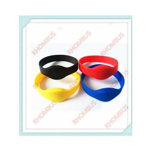10pcs RFID 125KHz EM4100 ID Color Waterproof Silicone Wristband Watch Tag