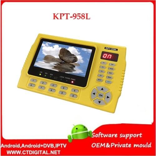 4.3inch LCD satlink kpt-958l dvb-s2 satellite finder MPEG4 satfinder meter