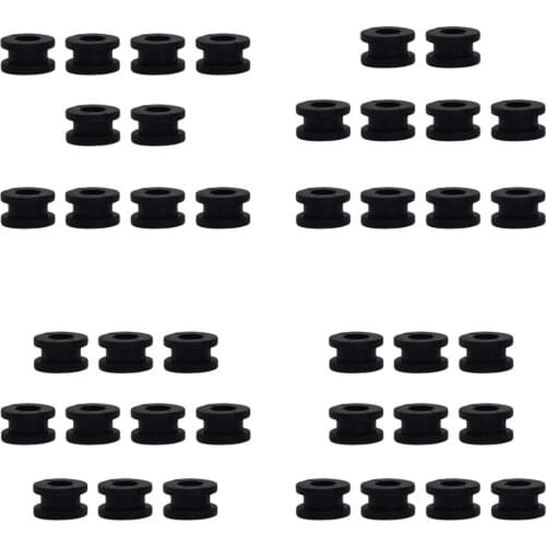 40 Pieces Motorcycle Fairings Rubber Grommets Bolt Set for Suzuki GSXR