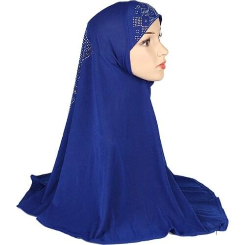 Amira Islamic Clothing Instant HIJAB Turban Womens Modest Muslim Rhinestones Headscarf Extensions Neck Chest Ready To Wear