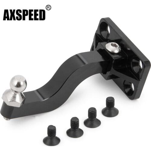 AXSPEED Metal Tow Shackles Trailer Hooks with Screws for Axial SCX10 1/10 RC Crawler Car Model Upgrade Parts