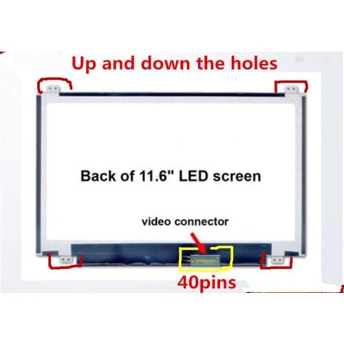 B116XW03 V.2 N116BGE-L41 N116BGE-L42 11.6 "HD 1366*768 For Acer Aspire One 722 725 Laptop led display with dead pixels