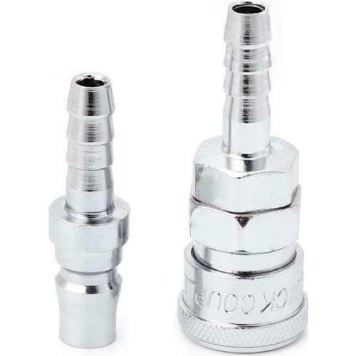 2pcs 8mm Pneumatic Air Line Hose Quick Release Coupler Connector Compressor