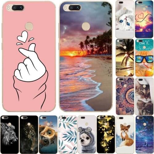TPU Case For Xiaomi Mi A1 Case Xiaomi A1 Cover Phone Cases Silicone Back Cover for Xiaomi Mi A1 Mi5X coque fundas phone bumper