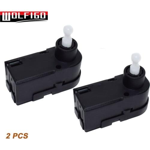 WOLFIGO NEW Headlight Level Adjustment Motor Fit For VW Ford Audi TT Seat 1J0941295A, 0307853304,95VW13K193CA