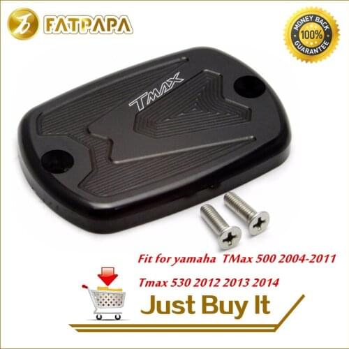 FATPAPA - Free Shipping New Motorcycle Accessories Tmax 530 500 Oil cup lid Brake pump cover for Yamaha TMax 500 Tmax 530