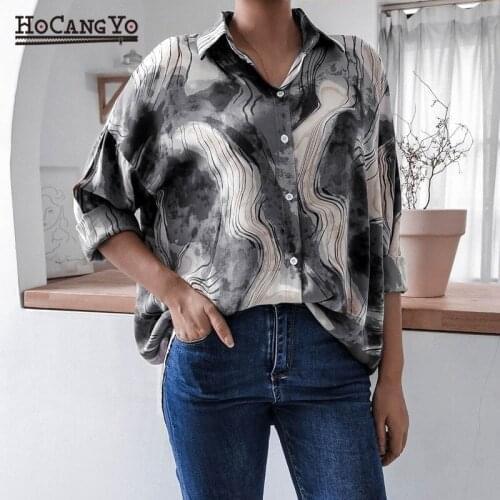 Блузки с принтом HOCANGYO China At AliExpress