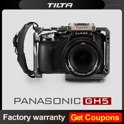 Tilta Cage For Panasonic Lumix GH5/GH5S Cage with Top Handle Handgrip Kit GH DSLR Cage Rig