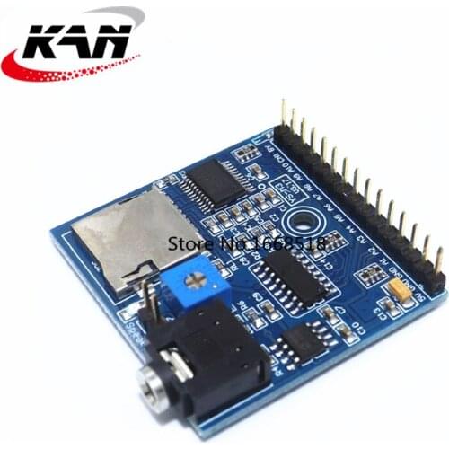 MP3 Voice Module SD/TF Voice Broadcast Trigger Player + Speaker F MCU SCM UI Whosale&Dropship