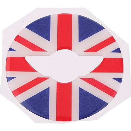 Car Steering Wheel Center Stickers Decoration Decal for Mini Cooper Countryman R55 R56 Accessory For 2014-2016 MINI F54 F55 F56