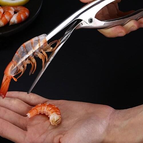 Shrimp Peeler Kitchen Appliances Portable Stainless Steel Shrimp Lobster Practical KitchenTable Accessories Kitchen Accessories