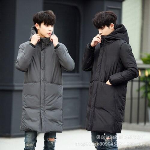 Parka Jacket Men 2020 Clothes Hooded Long Coat Plus Size Mens Winter Jackets and Coats Parkas Hombre 9006 KJ2752