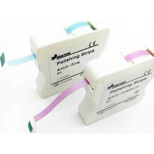 6m/Roll Dental Polishing Strip 4mm Resin Tooth Interdental Sanding Grinding Surface Teeth Whitening Instrument