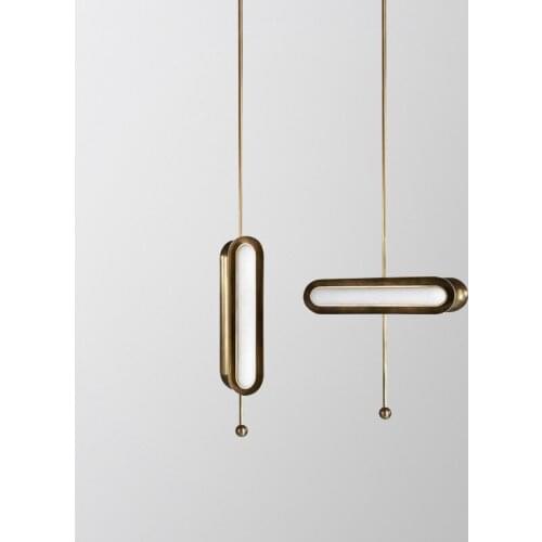 Post modern bedside small chandelier restaurant study designer model room light luxury chandelier small pill