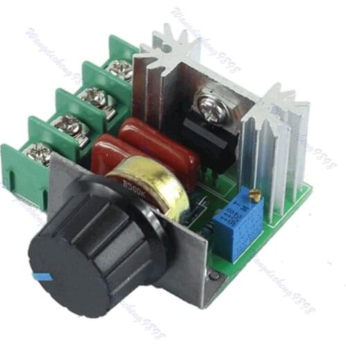 AC 220V 2000W SCR Voltage Regulator Dimming Dimmers Speed Controller Thermostat