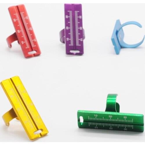 Dentist Instrument Ring Ruler Equipment Measuring Tool Dental Finger Ruler
