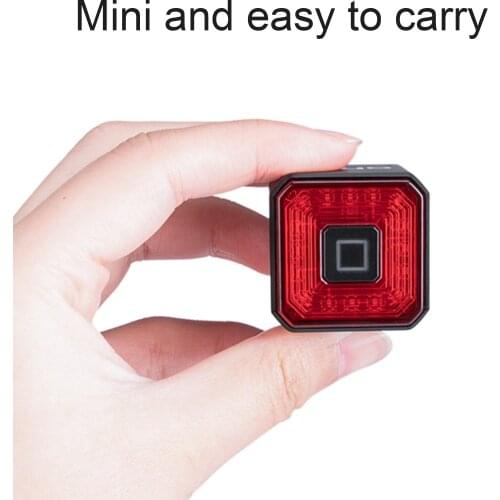 USB Chargering Smart Bike Tail Light Bike Light Waterproof Rear Tail Light LED IPX4 Brake Bicycle Cycling Light Safe Lamp