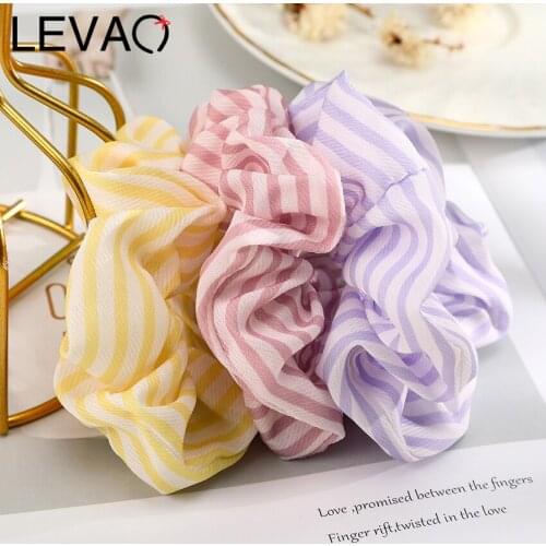 Levao Print Elastic Hair Bands For Women New Scrunchies Hairband Hair Ties Gum Rubber Band Ponytail Holder Hair Accessories