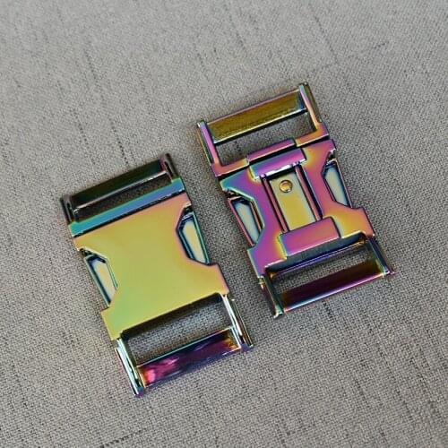 10 Pcs/Lot 25mm Release Buckle Metal Detach Buckle Use For Sports Bags Students Bags Luggage Travel Buckle Accessories
