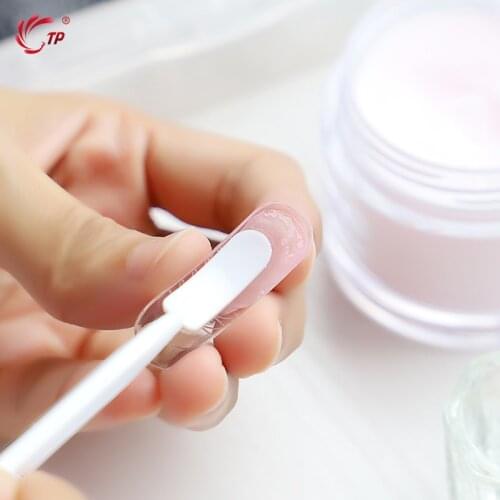 10pcs plastic Dual Head Nail Art Acrylic UV Extension Builder Pen Brush Removal Spatula Stick Manicure Tool