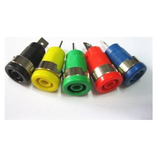 1800 pcs Binding Post Banana Jack for 4mm Safety protection Plug adapter 5 color
