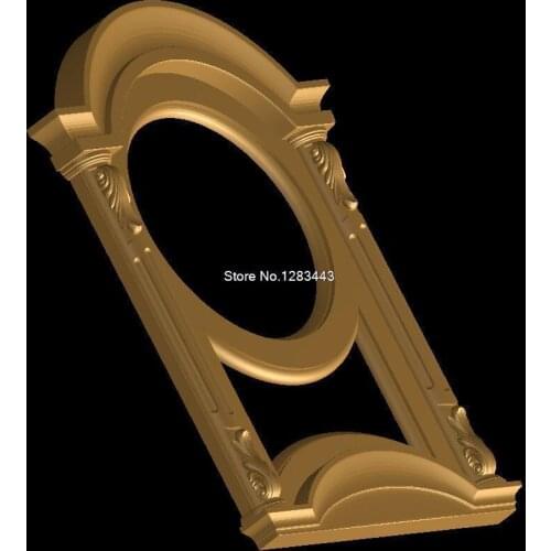 3D model relief figure STL format 3d model relief for cnc in STL file format Clock_16