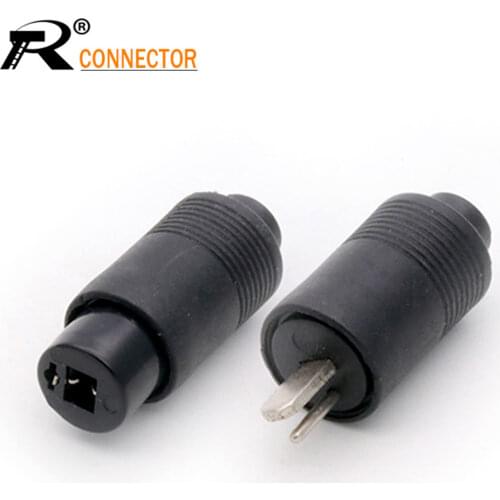 20pcs 2 Pin DIN Male + Female Speaker Plug 2-Pin Plug Hifi Loudspeaker Solder Connector