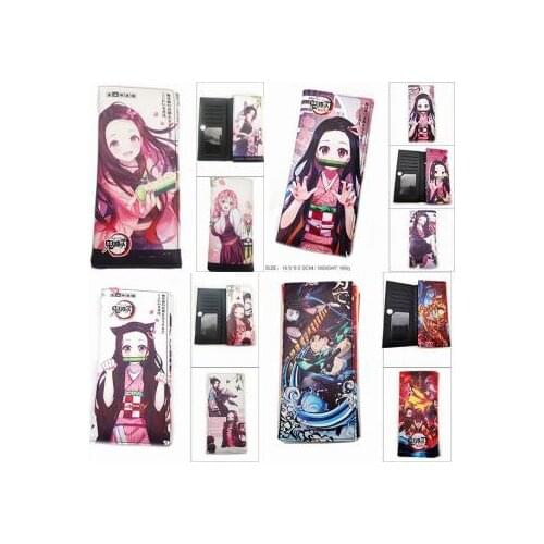 LISM Kimetsu no Yaiba A252153 Anime Wallet Bags Wallets Coins Casual Purses Card Unisex Gifts Birthday