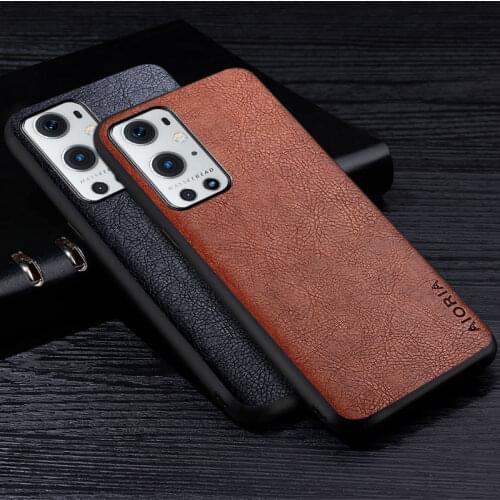 Leather Case For Oneplus 9 Pro Luxury High Grade Retro Litchi Pattern Protection Back Cover for oneplus 9 9 pro phone case