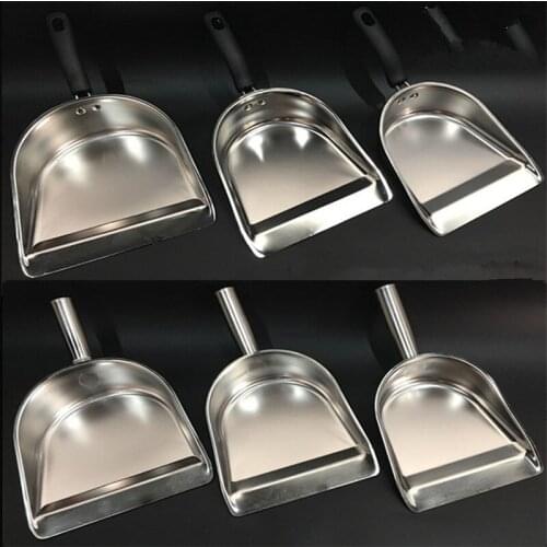 Stainless steel shovel Rice shovel Bean shovel kitchen chef tool food shovel Cleaning tools garden tools Small garbage shovel