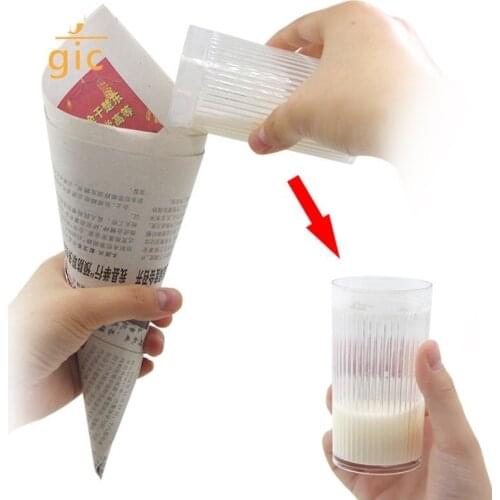 Milk Cup Magic Tricks Milk Disappear Stage Magic Props Close-Up Bar Street Illusion Accessories Gimmick Funny MagicYH2213
