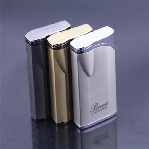 Metal Inflatable Lighter for Oblique Fire Straight Into Pipe Smoking Accessories Briquets Et Accessoires Fumeurs Gift for Men
