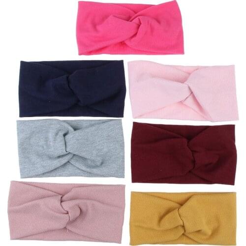 Fashion Twisted Knotted Soft Hair Accessories Headband Women Hair Bands