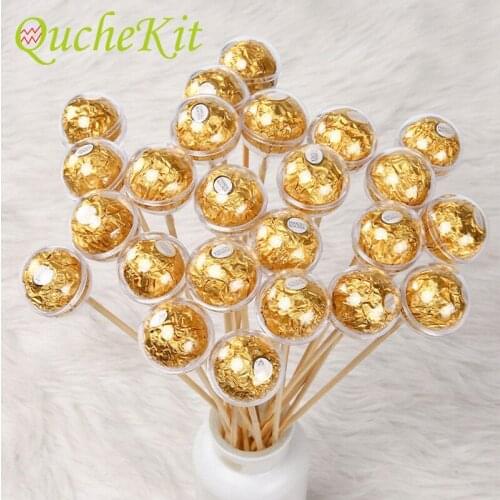 100pcs Acrylic Transparent Chocolate Liner Truffle Packaging Holder ValentineS Day Bouquet Chocolate Tori Stand Diy Materials