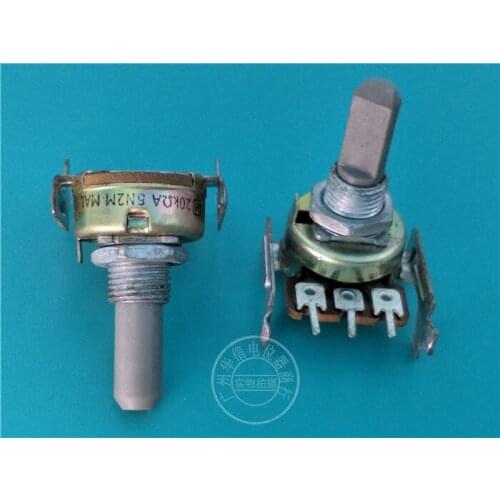 Original new 100% 161 Type horizontal single potentiometer A20K grey counterhandle with thread length 20MM (SWITCH)