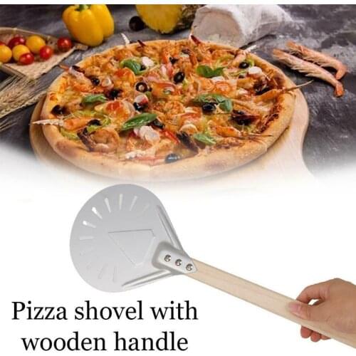 Perforated Pizza Peel 7/8/9" Pizza Turning Peel for Homemade Pizza Bread Bakers Kitchen Supplies Baking Utensils