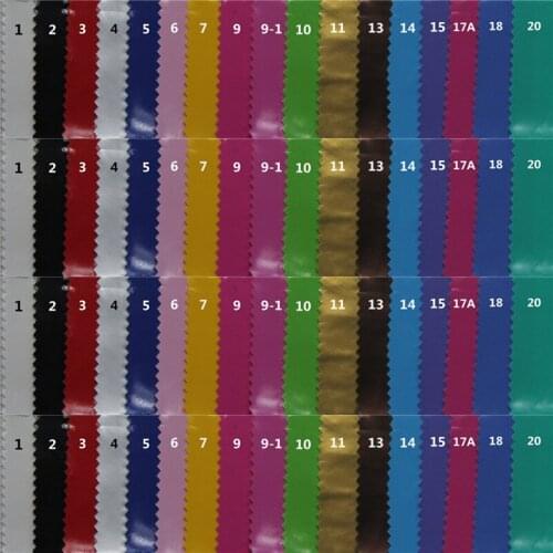 10 yards roll 0.5mm thin semi-PU soft mirror artificial leather Luggage clothing stage outfit leather DIY fabric wholesale