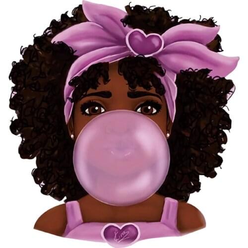 Iron-on Transfers Girl Cute Patches For Clothing Vinyl Thermo Stickers Applique Diy Heat Thermotransfer Stripes On Clothes Set