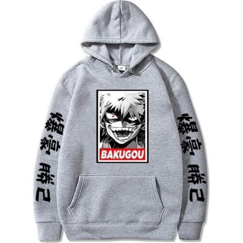 My Hero Academia Hoodies Japanese Anime Autumn Unisex Hooded Casual Pullovers Comfortable Sweatshirts Tops for Women Men